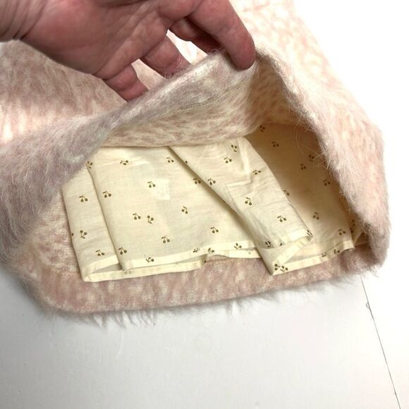 Bonpoint Girls' Fuzzy Mini Skirt Pink Wool Blend size 10 - Picture 5 of 9